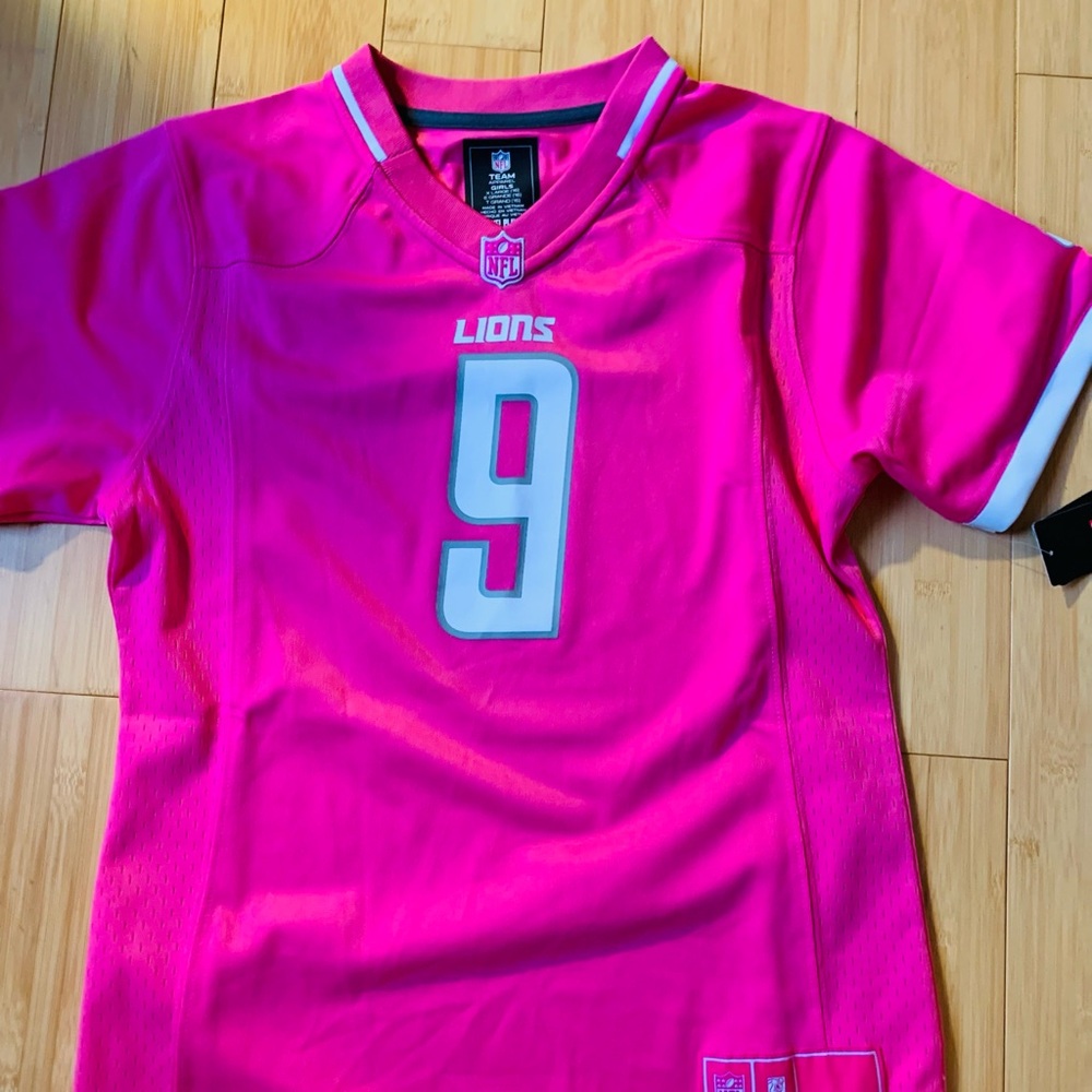 Kids Pink Lions Jersey